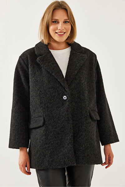 Bianco Lucci Women's Oversize Wide Stamp Coat