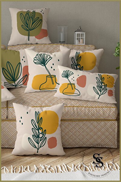 SasoHome Імперіальні сюрреалістичні квіти 4-х цифровий друк оксамитовий чохол для подушки