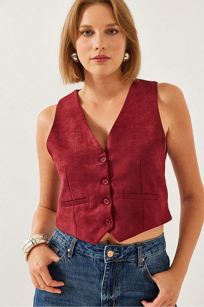 Bianco Lucci Wildlederweste für Damen 60261011