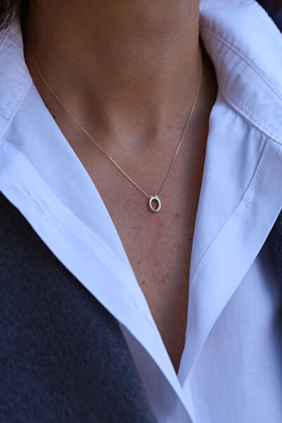 Yenigün Kuyumculuk 14 Ayar Altın Ö Harfli Kolye