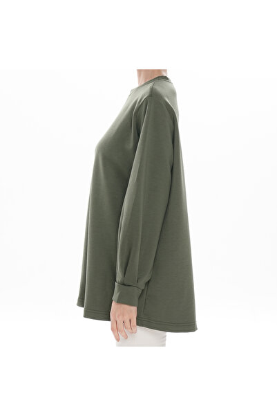 İNSPİRA Oysh Fabric Sweat 3 Thread Pleated Cuff Sleeve Long Sweat