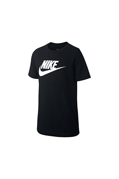 Nike B Nsw Tee Futura icon Td Çocuk Günlük Tişört AR5252-010 Siyah