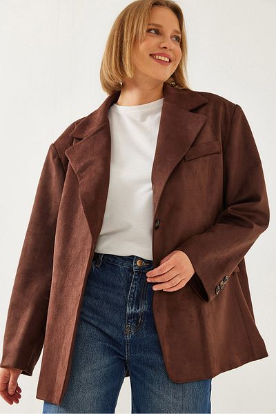 Bianco Lucci Women's Suede Lined Jacket 60261012