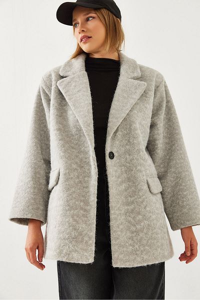 Bianco Lucci Women's Oversize Wide Stamp Coat 2602 60261005