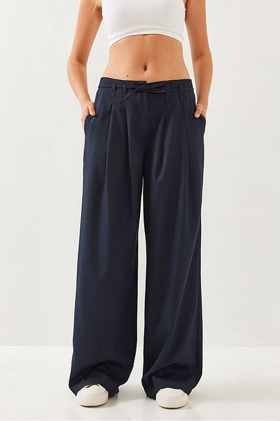 Bianco Lucci Plissee-Palazzo-Hose für Damen 60351229