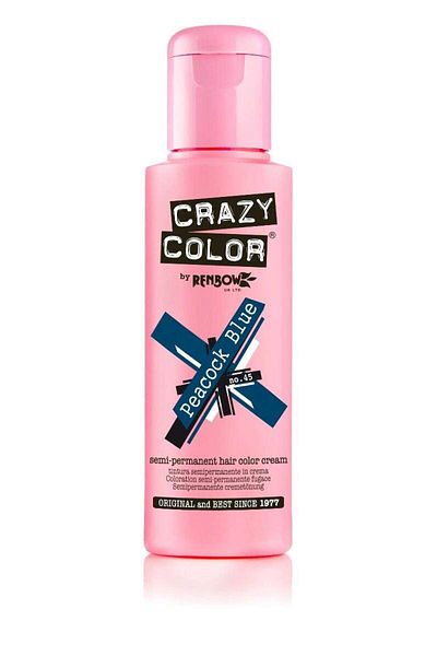 Crazy Color كريم الطاووس الأزرق رقم 45 | 100 مل