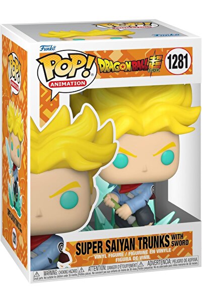 Funko دراجون بول سوبر سوبر سايان ترانكس مع شخصية سيف بوب