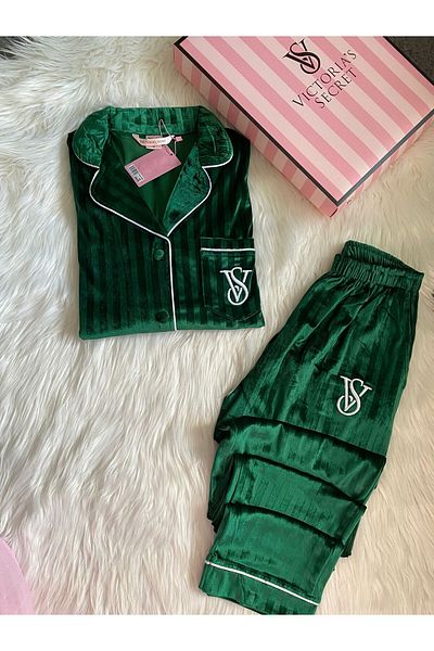 şıklık durağı Set de pijamale de iarnă din catifea cutie de lux