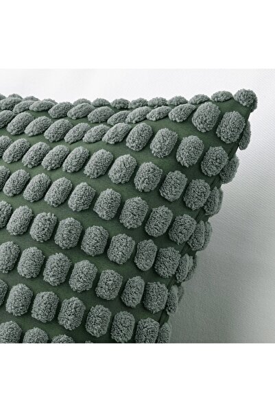 IKEA Ikea Set of 2 Dark Green Throw Pillow Covers - 50X50 cm with Zipper, Not Included Inside