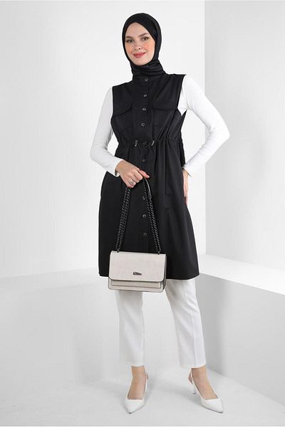 Alvina BUTTONED WAISTCOAT WITH BELI 43873