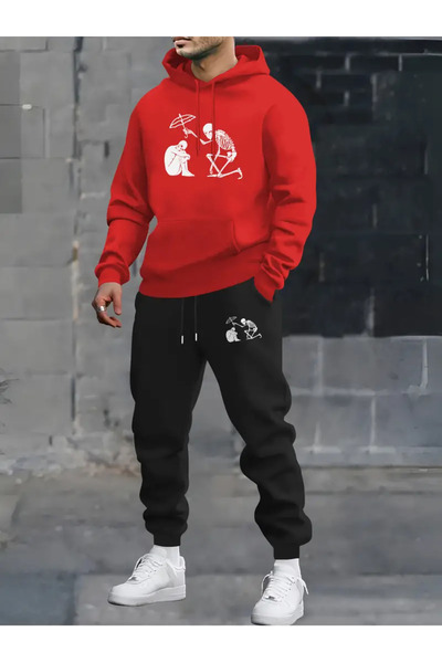 bellanova طقم سويت شيرت قطني بغطاء للرأس للموسم الجديد للجنسين مكون من قطعتين