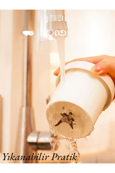 woodhub Taşınabilir Şarjlı Kişisel Blender, Buz Kırıcı, Çok Renkli, Kolay Kullanım