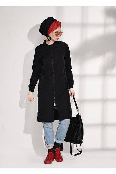 TRENDTESETTÜR Καμπαρντίνα με φερμουάρ με μανίκια T 043