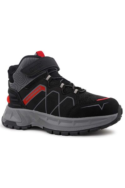 Kids Club Shoes Παιδικές μπότες Leroy Unisex - Ορθοπεδική Αντιολισθητική Σόλα, ΜΑΥΡΗ