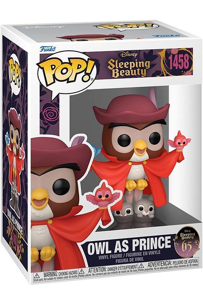 Funko البوب! ديزني: الجميلة النائمة 65. الذكرى السنوية - بومة الأمير البومة - الجميلة النائمة/الشائكة وPr