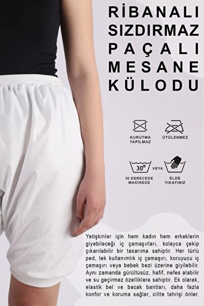 Wraowdia Paçalı Kısa ve Uzun Model Birlikte Emici Külot Hasta Emici Mesane Külot SIZDIRMAZ