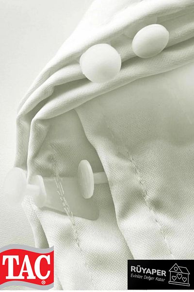 Taç Rüyaper Ecru Satin Sun Shade