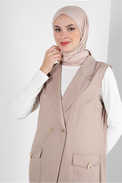 Alvina CROWACE COLLAR POCKET DETAILED VEST 43896