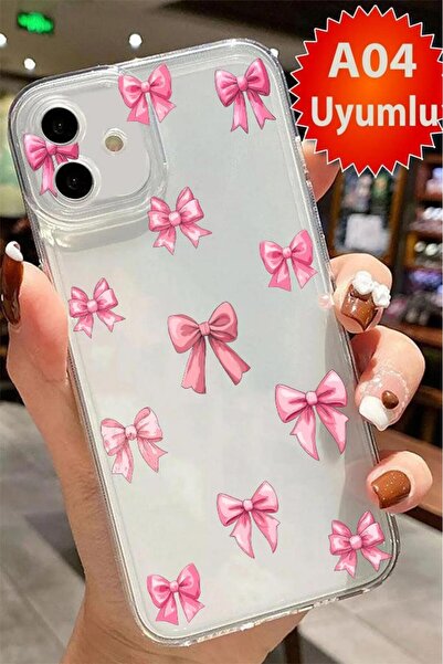 3GEN CASE Samsung Galaxy A04 Compatible Patterned Transparent Silicone Case