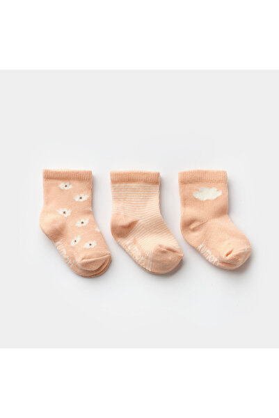 Kumori Salmon Poppy 3'lü Çorap Seti