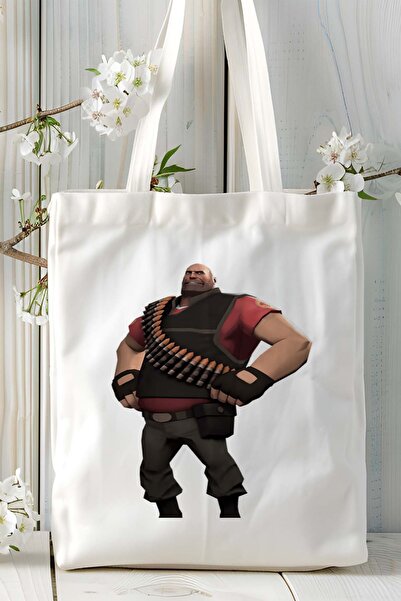 ART HEDİYE Τσάντα ώμου Team Fortress Game Printed Tote Bag μοντέλο 2