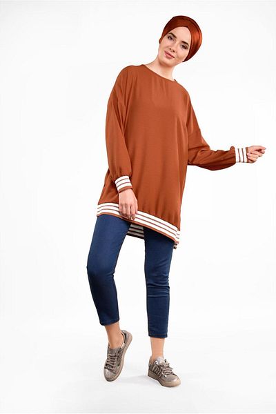 TRENDTESETTÜR Γυναικείο Taba (K.TABA) Τουνίκ με δύο πλαϊνούς σχισμές 77591