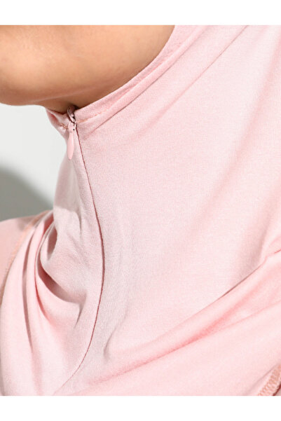 Differenza Zippered Hijab Bonnet - Powder