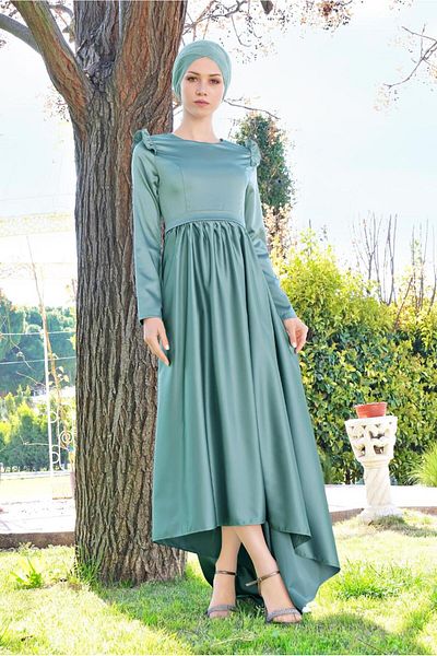TRENDTESETTÜR Rochie de seara cu volane 9750