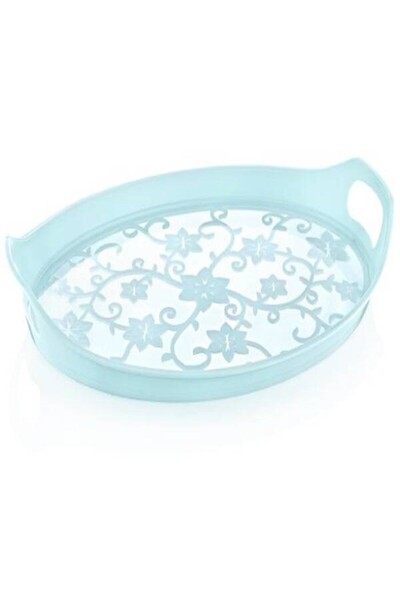 Online Kapında Kristal Oval Büyük Tepsi