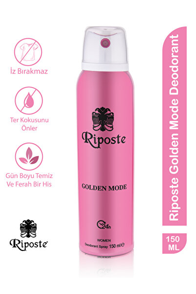 Riposte Golden Mode Kadın Sprey Deodorant 150 ML