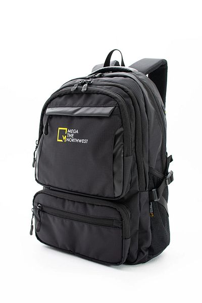 BENOX Black Functional Travel Camping and Daily Backpack