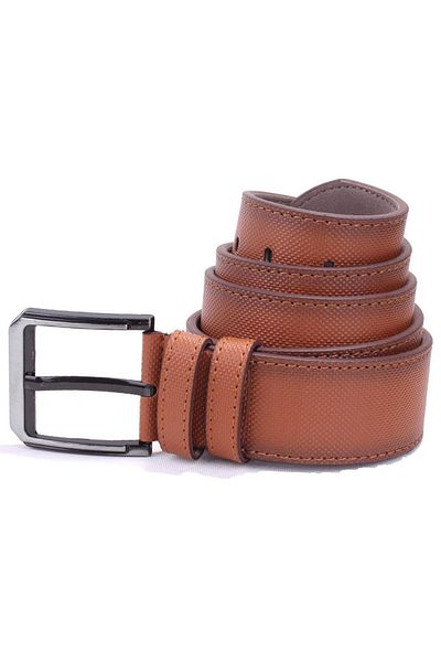 DAGOSTER DMK26-458 Ανδρική ζώνη από συνθετικό δέρμα Tan 4,5 cm