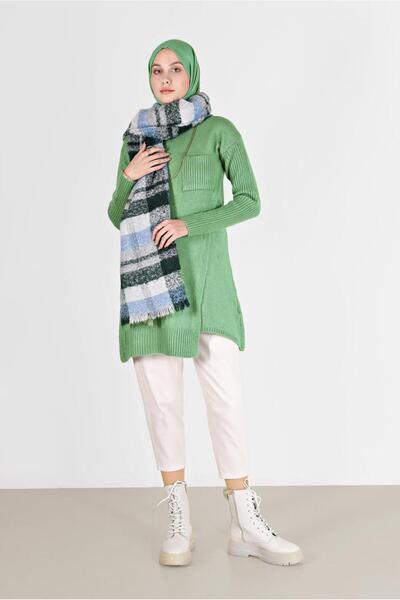 Alvina POCKET DETAIL SLIT TRICOT TUNIC 42058