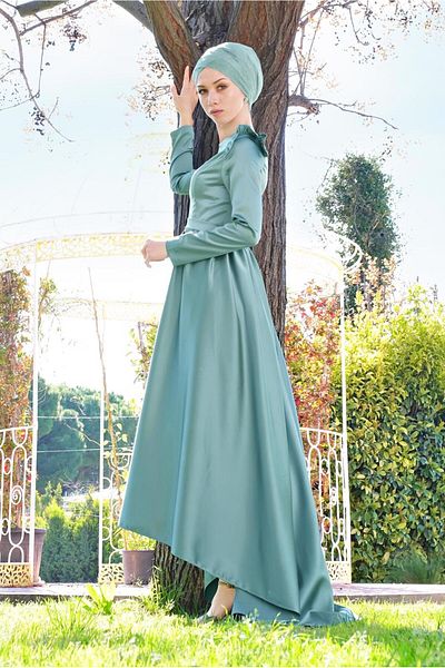TRENDTESETTÜR Rochie de seara cu volane 9750