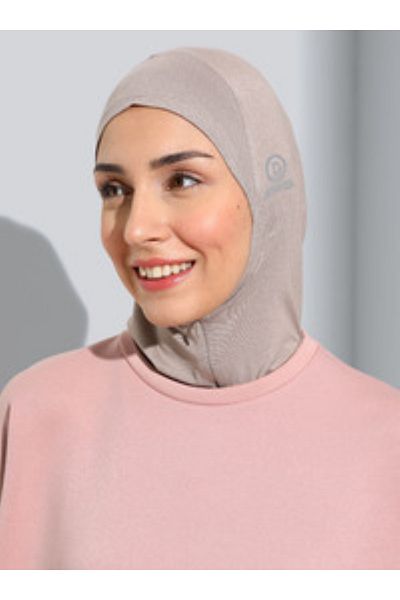 Differenza Καπό Hijab με φερμουάρ Mink Color