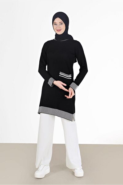 Alvina POCKET DETAILED KNIT TUNIC 42104