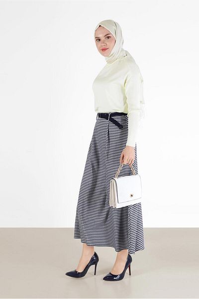 Alvina 42073 Model Turtleneck Basic Knitwear Sweater