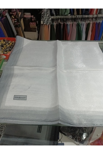 PİRAMİT Piramit simli abiye eşarp