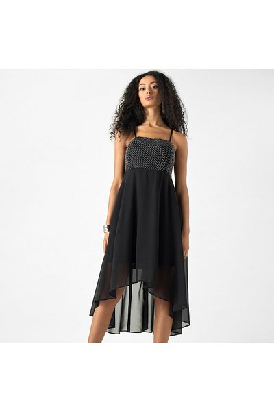 2Xtremz Embellished A-line Midi Sleeveless Dress