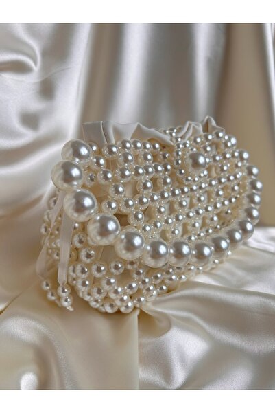 Serenora Özel Tasarım İnci El Çantası