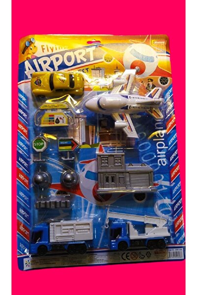 madam shushu 11 Parça Hava Alanı Oyuncak Seti