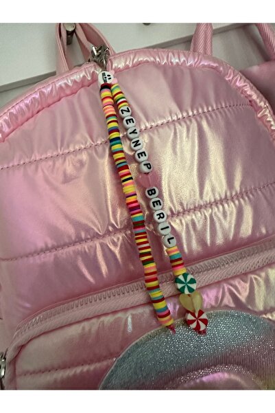 HARİKALAR DÜKKANI Çanta Charmlı İsimli Anahtarlık