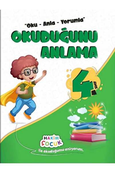 Hakim Yayınları HAKİM ÇOCUK 4.Sınıf Oku - Anla - Yorumla Okuduğunu Anlama 2024 (degerkitap)