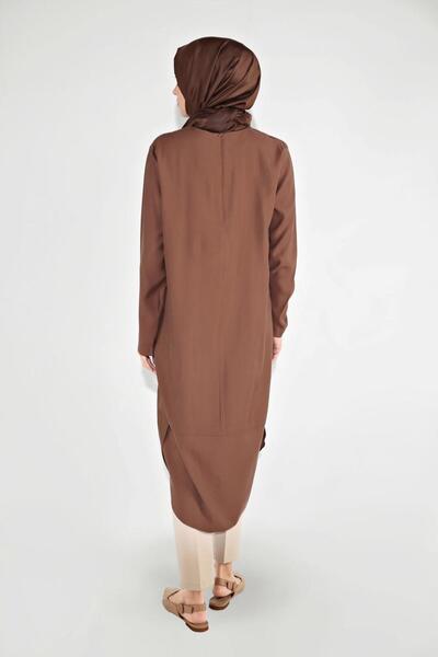 TRENDTESETTÜR Γυναικείο Καφέ (S.KAHVE) Flowy Tunic 20225