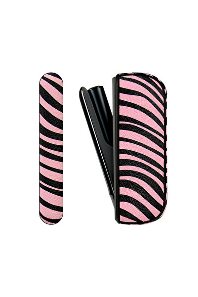 Yeni Zebra Deseni İluma Koruma Kılıf & Kapak Pembe Renk