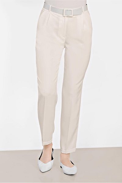 TRENDTESETTÜR Γυναικείο Κρεμ Παντελόνι Loose Cut 7569