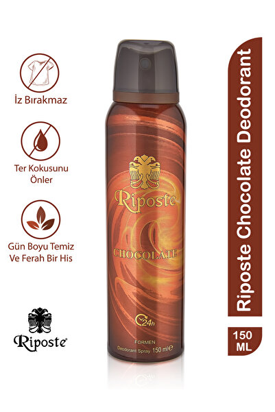 Riposte Chocolate Erkek Sprey Deodorant 150 ML