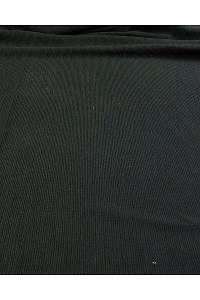 Kumaş Parça Ζέρσεϊ σε μαύρο χρώμα (Πλάτος 150 cm x Μήκος 180 cm)