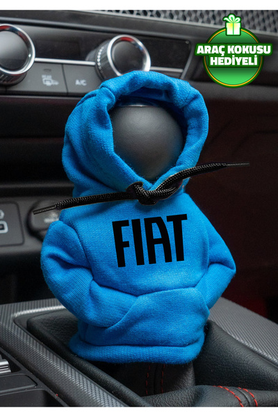 Freeyez Fiat Logo Mavi Siyah Vites Hoodie Araç Vites Kıyafeti Vites Poları Ot...