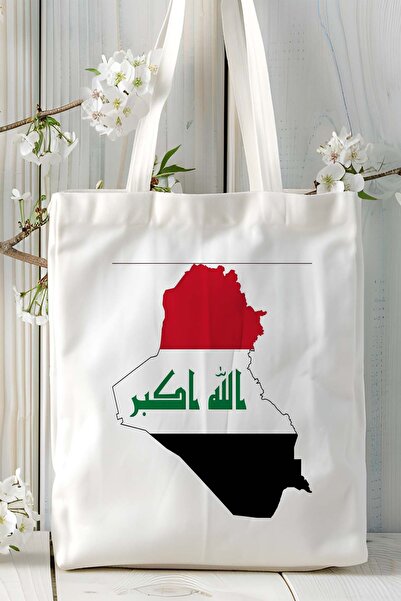 ART HEDİYE Μοντέλο τσάντας ώμου με στάμπα με σημαία του Ιράκ